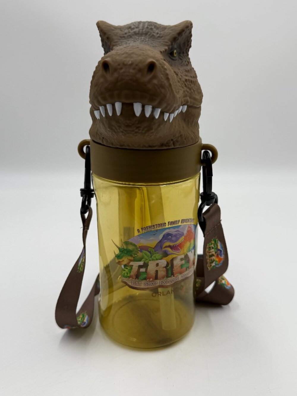 Disney Springs T-Rex Restaurant Dinosaur Drinking Cup Character Mug Orlando FL